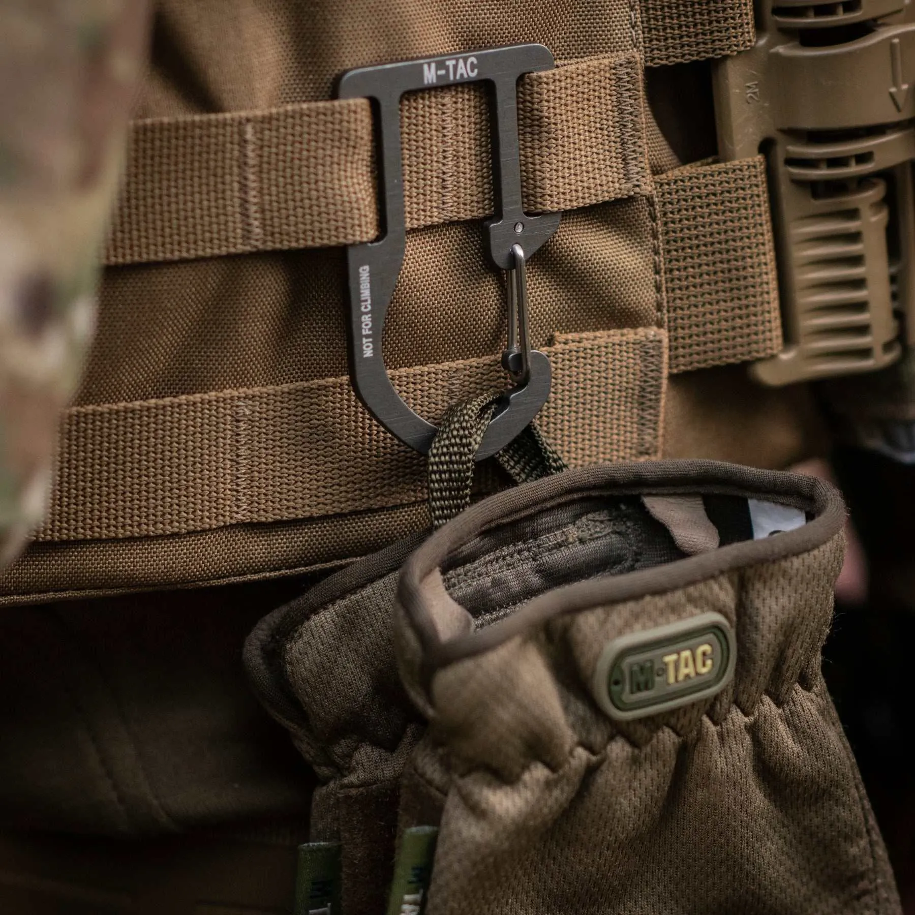 M-Tac Aluminum Carabiner for Backpack Molle