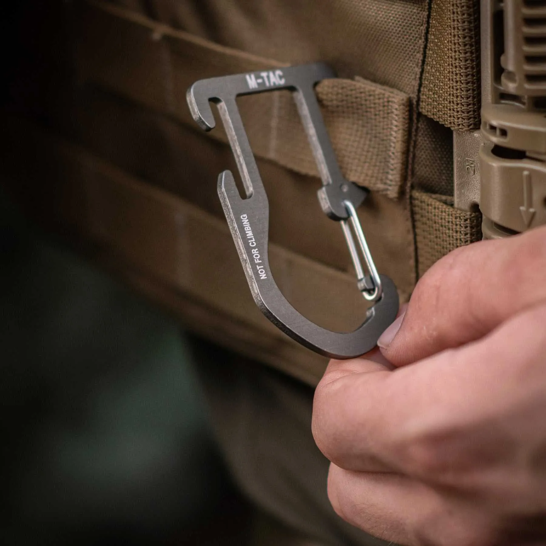 M-Tac Aluminum Carabiner for Backpack Molle