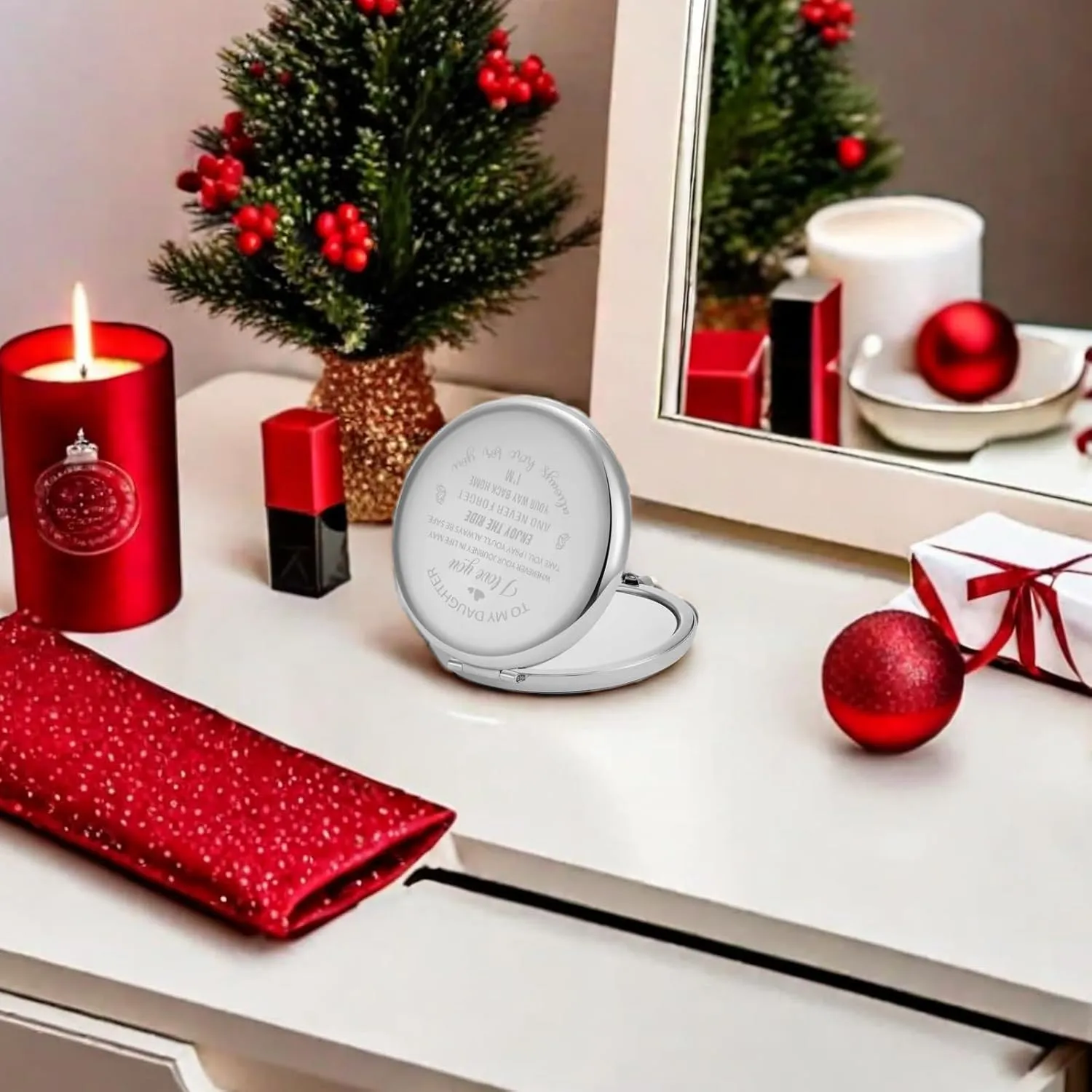 Makeup Mirror - Christmas, Birthday, Graduation, Wedding & Bridal Shower Gift for Adult Daughter