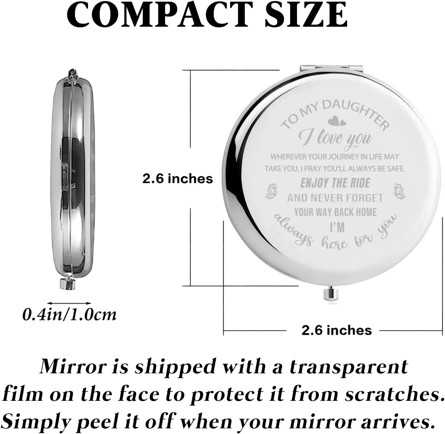 Makeup Mirror - Christmas, Birthday, Graduation, Wedding & Bridal Shower Gift for Adult Daughter