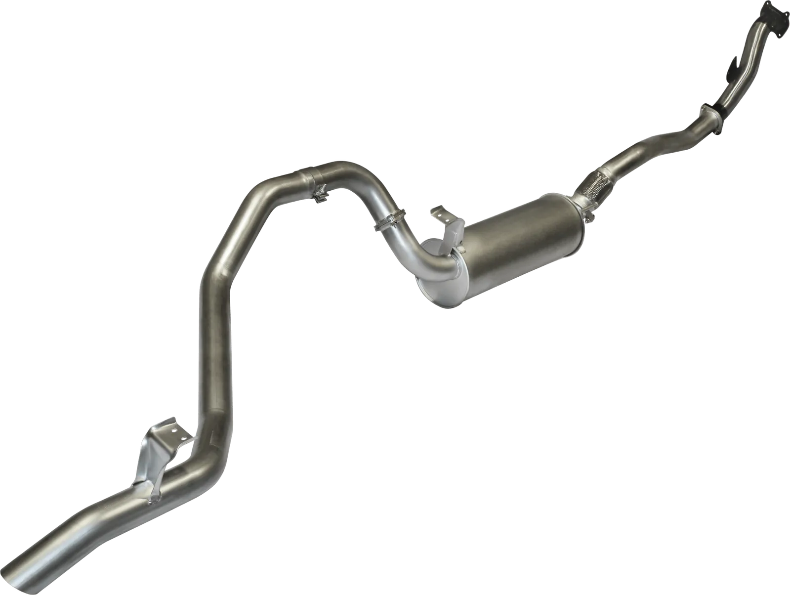 Manta Performance Single 3in Full System Stainless Steel - Medium (Landcruiser HDJ80 80-90)