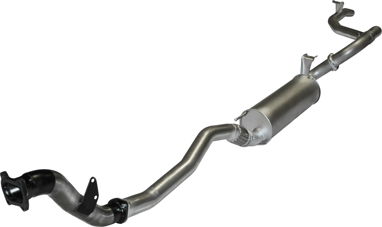 Manta Performance Single 3in Full System Stainless Steel - Medium (Landcruiser HDJ80 80-90)