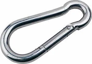 Marine Grade Stainless Steel Carabiner Spring Snap Link 6"