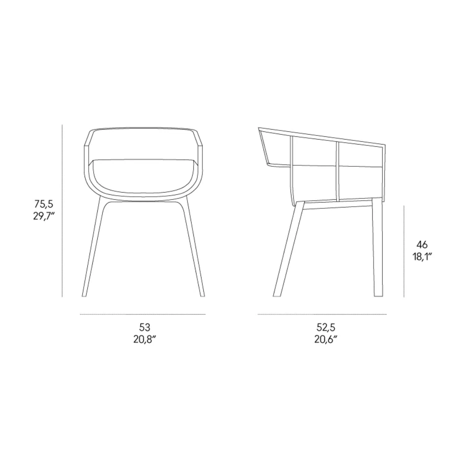 Maritime Padded Chair | Nautical Elegance & Superior Comfort