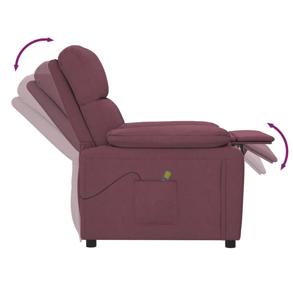 Massage Chair Leisure Adjustable Chair for Home Theater Cinema Fabric