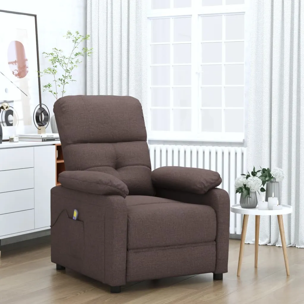 Massage Chair Leisure Adjustable Chair for Home Theater Cinema Fabric