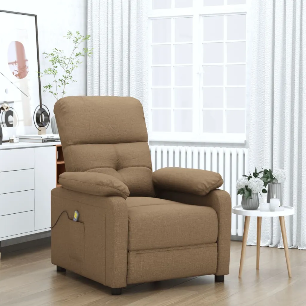 Massage Chair Leisure Adjustable Chair for Home Theater Cinema Fabric