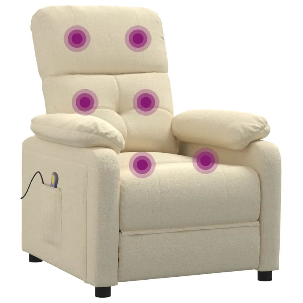Massage Chair Leisure Adjustable Chair for Home Theater Cinema Fabric
