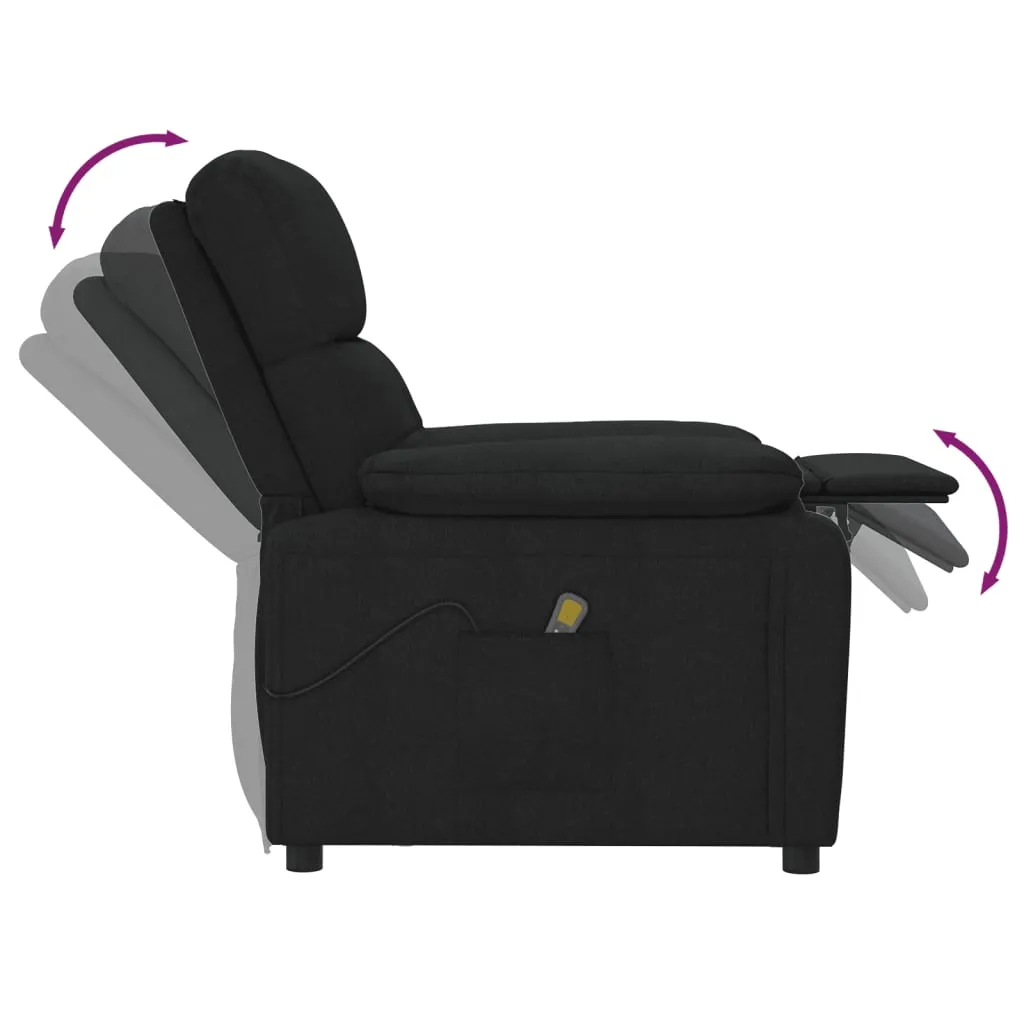 Massage Chair Leisure Adjustable Chair for Home Theater Cinema Fabric