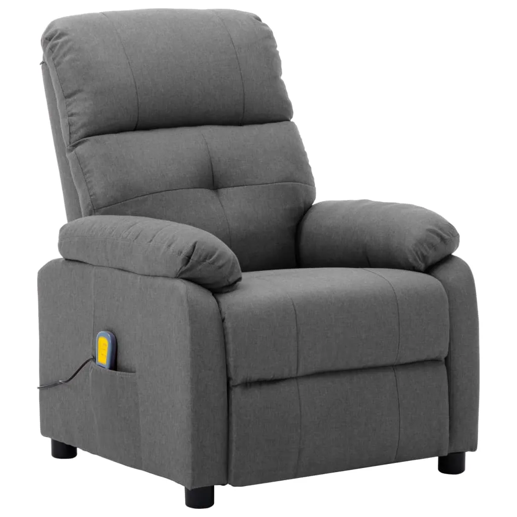 Massage Chair Leisure Adjustable Chair for Home Theater Cinema Fabric