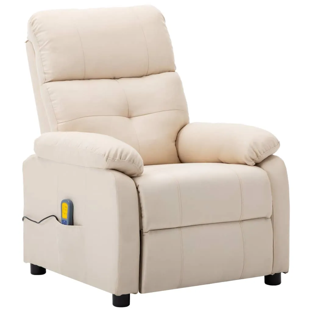 Massage Chair Leisure Adjustable Chair for Home Theater Cinema Fabric