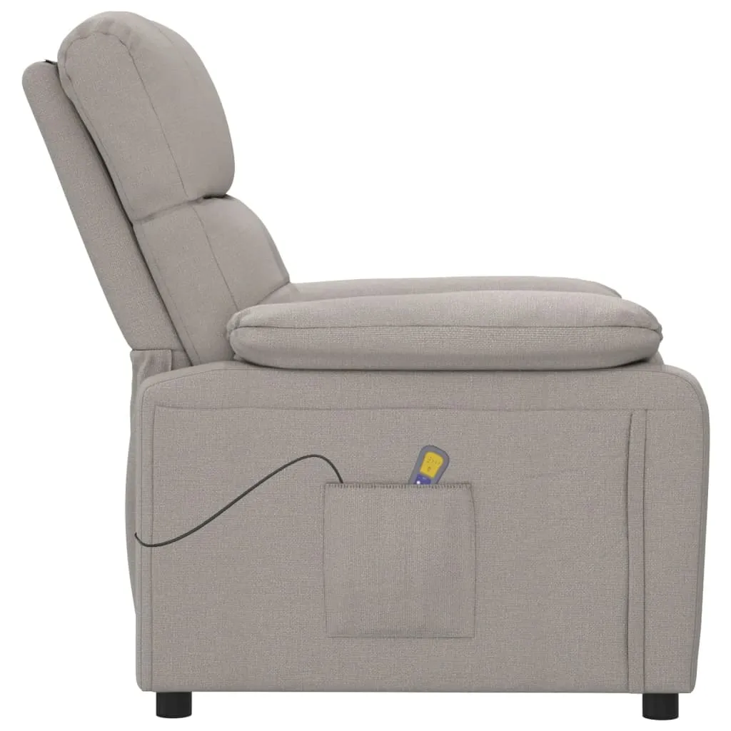 Massage Chair Leisure Adjustable Chair for Home Theater Cinema Fabric