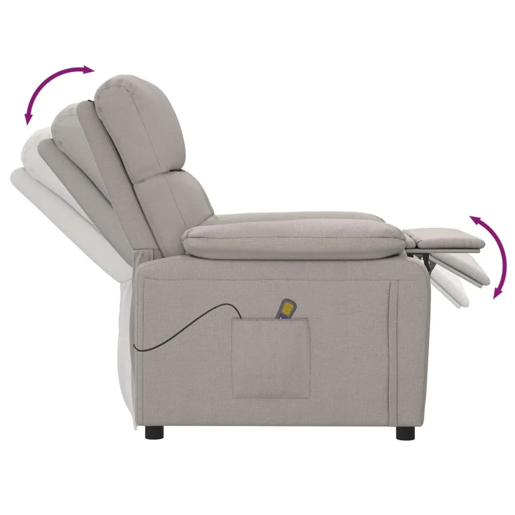 Massage Chair Leisure Adjustable Chair for Home Theater Cinema Fabric