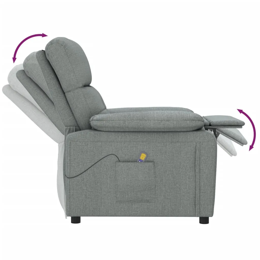 Massage Chair Leisure Adjustable Chair for Home Theater Cinema Fabric