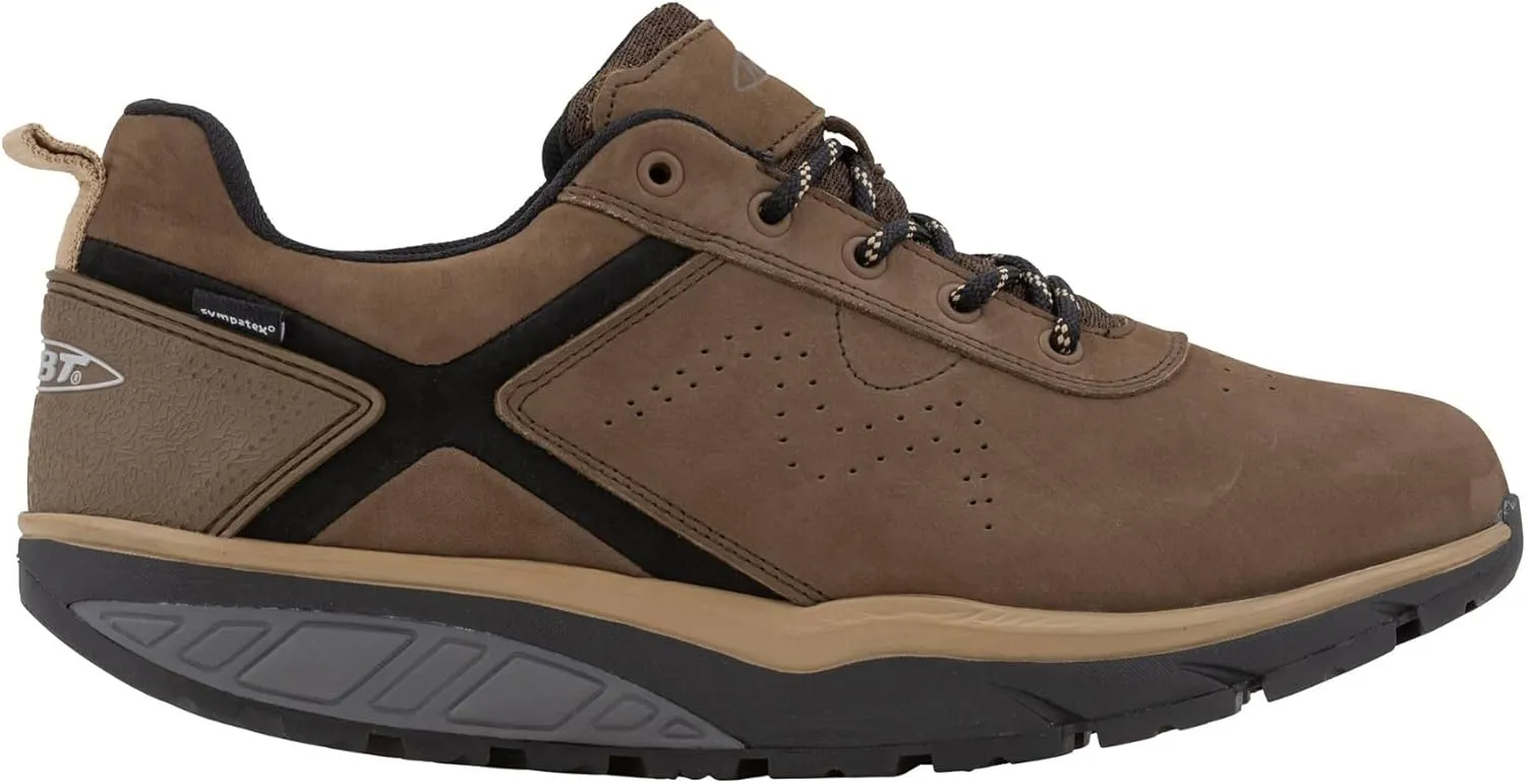 MBT Kibo Sym Active Outdoor Walking Shoes in Brown for Men in Size 10
