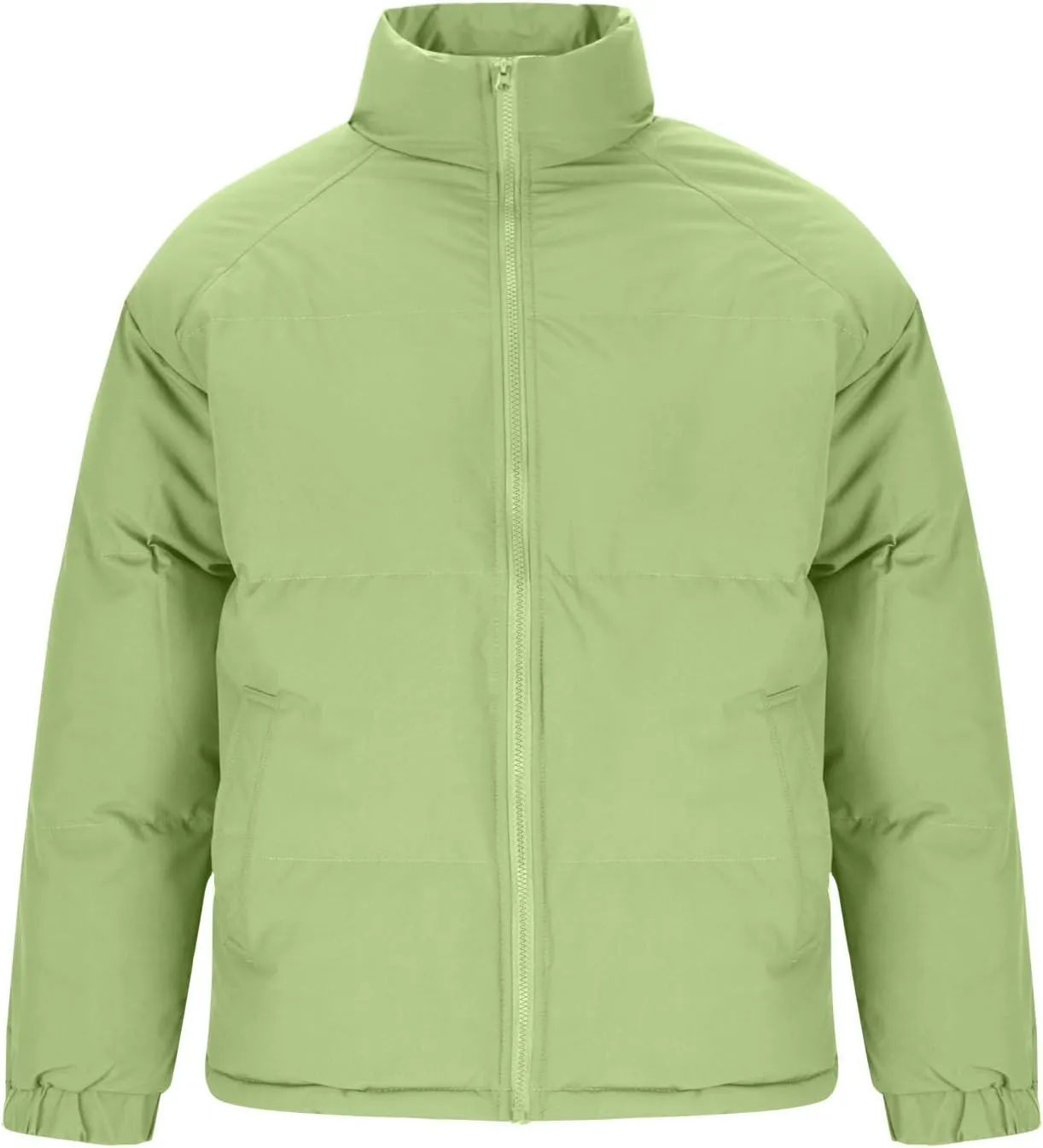 Men Puffer Jacket Lightweight Packable Quilted Bubble Down Jackets Winter Insulated Thick Outwear Zipper Soft Coats