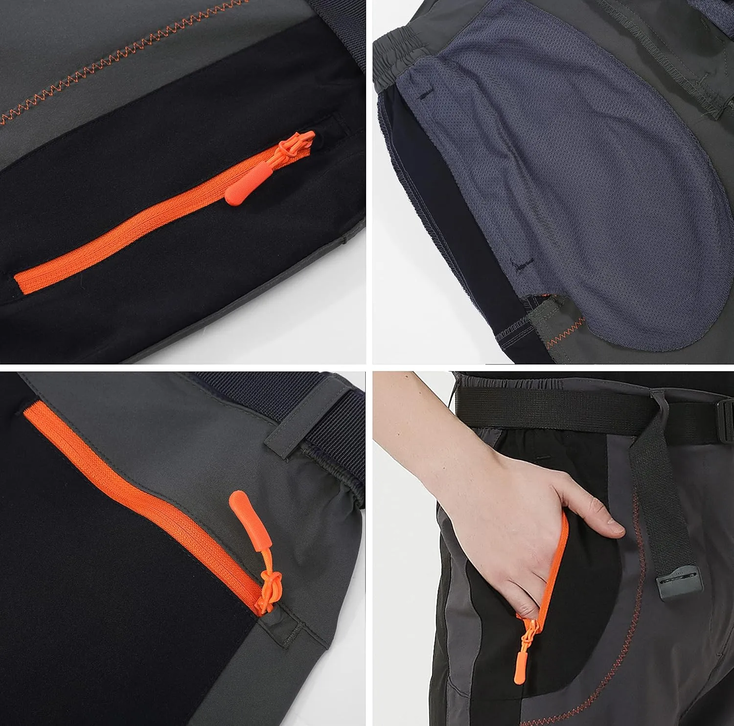Mens Stretch Work Hiking Pants Quick Dry Lightweight Waterproof Outdoor Travel Climbing Fishing Pants