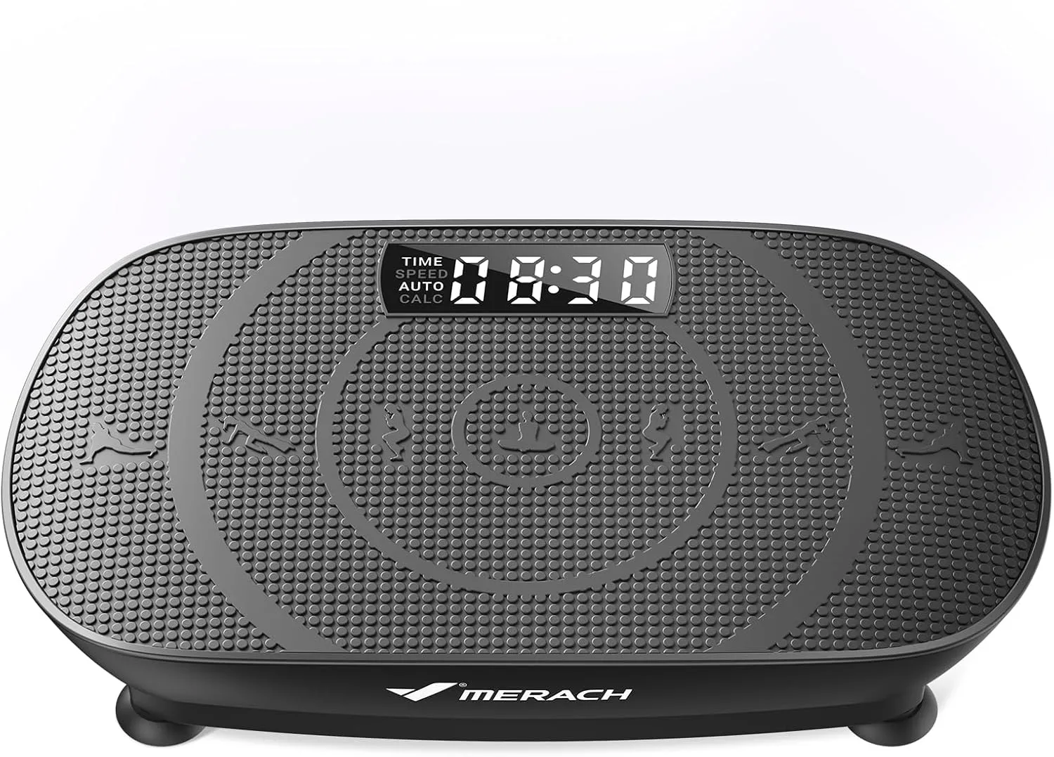 MERACH Vibration Plate Exercise Machine, Whole Body Workout Equipment for Women, Bluetooth and Silicone Pedal, Vibration Plate with Auto Mode, Vibrate Fitness Platform for Home