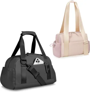 Mini Gym Bag Autumn Apricot   Small Gym Bag Black