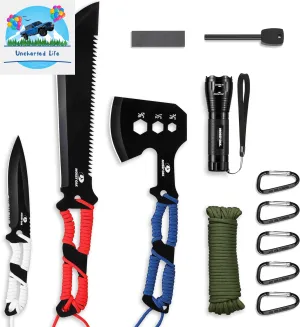 Mossy Oak 15-Piece Camping Tools Set – Survival Gear for Outdoors
