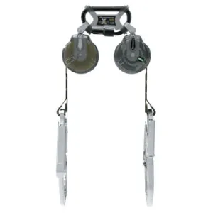 MSA Latchways Mini Personal Fall Limiter, 6 ft, AL36CL Hook, 2 Legs, 400 lb Cap, 63111-00A