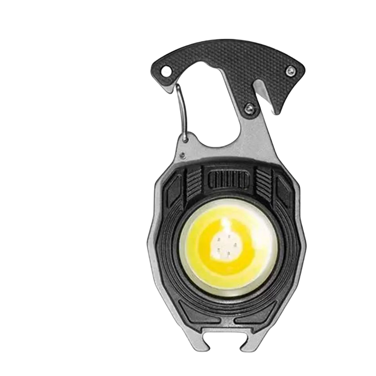 Multi-Functional Keychain Flashlight with Bottle Opener & Emergency Whistle