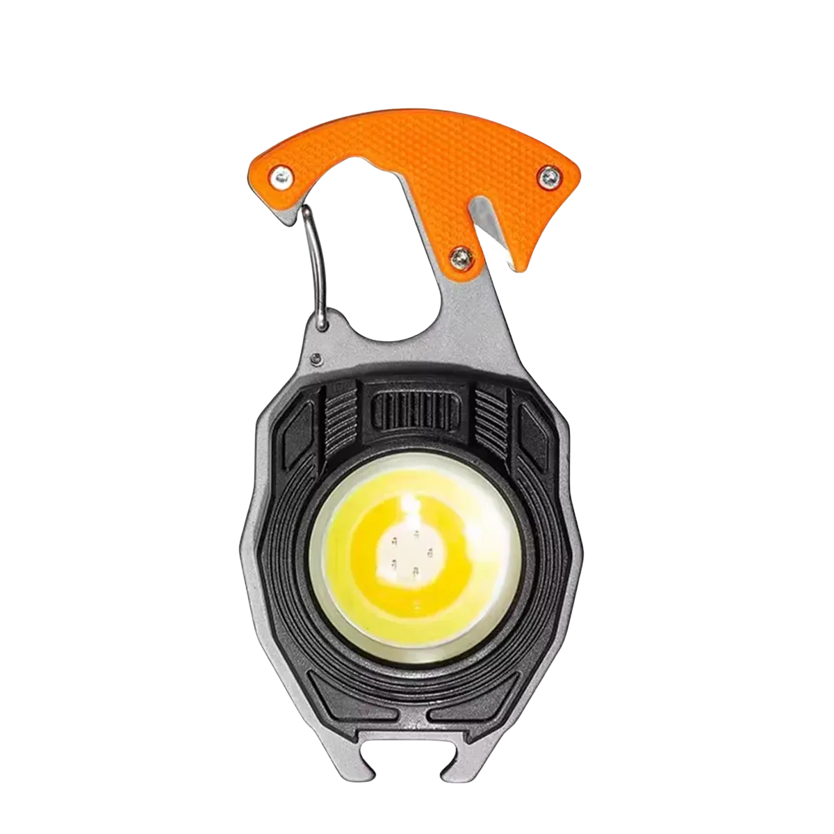 Multi-Functional Keychain Flashlight with Bottle Opener & Emergency Whistle