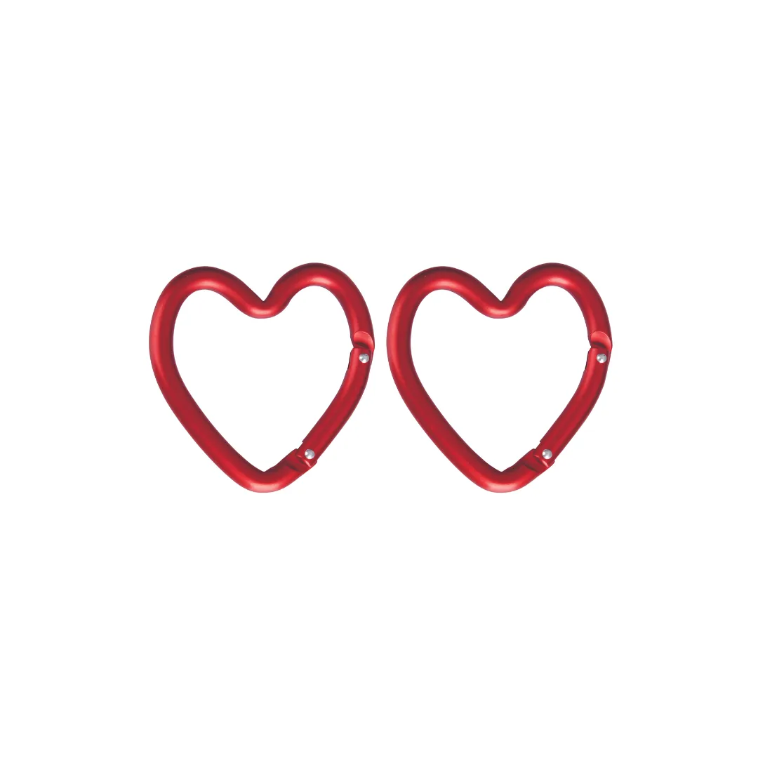 Munkees Heart Mini-Carabiner - Pack of 2