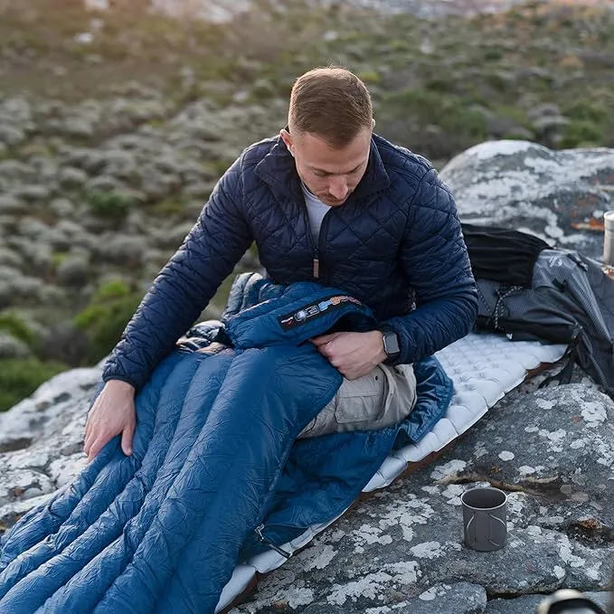 Naturehike 1.26lbs Ultralight Sleeping Bag, 650/800 Fill Power Down Sleeping Bag, 32-43℉ Compact Lightweight Envelope Sleeping Bag for Adult, Backpacking Sleeping Bag for Hiking Camping