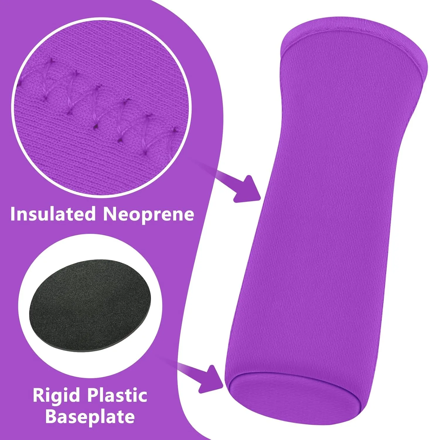 NBOOCUP Protective Sleeve Compatible with 22 oz Cirkul Water Bottle, Fit for 22 oz Plastic & Stainless Steel Bottles, Anti-Slip Cover Made for Cirkul Accessories, Sweat Absorbing Material