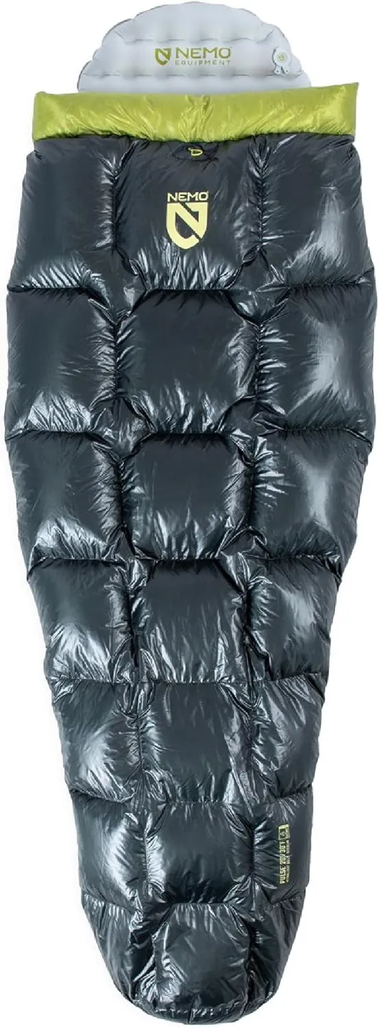 NEMO Equipment Pulse Endless Promise Ultralight Backpacking Quilt - Birch Bud/Goodnight Gray - Long