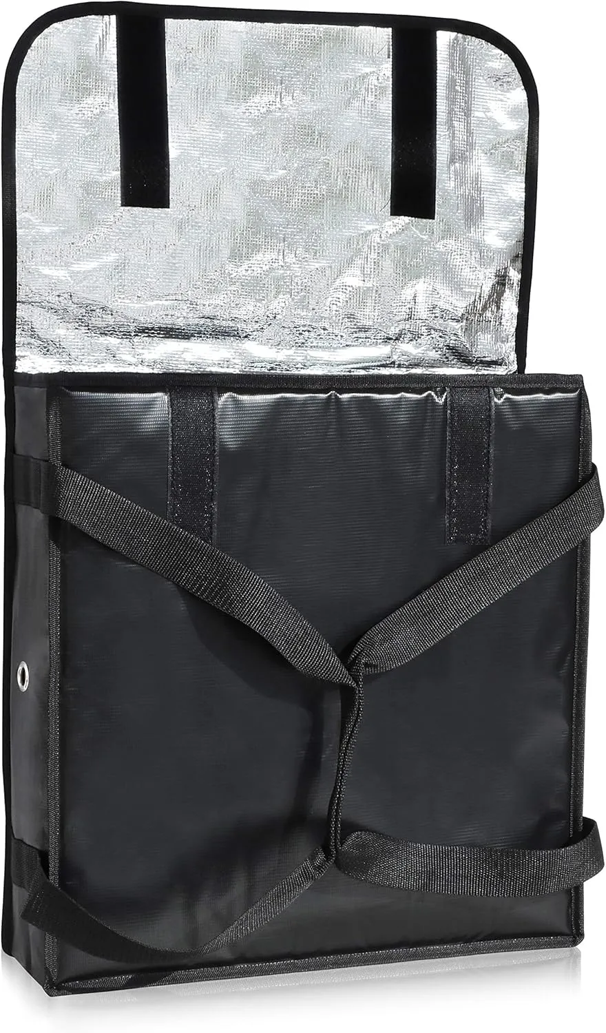 New Star Foodservice 51100 Insulated Pizza Delivery Bag, 18" by 18" by 5", Black