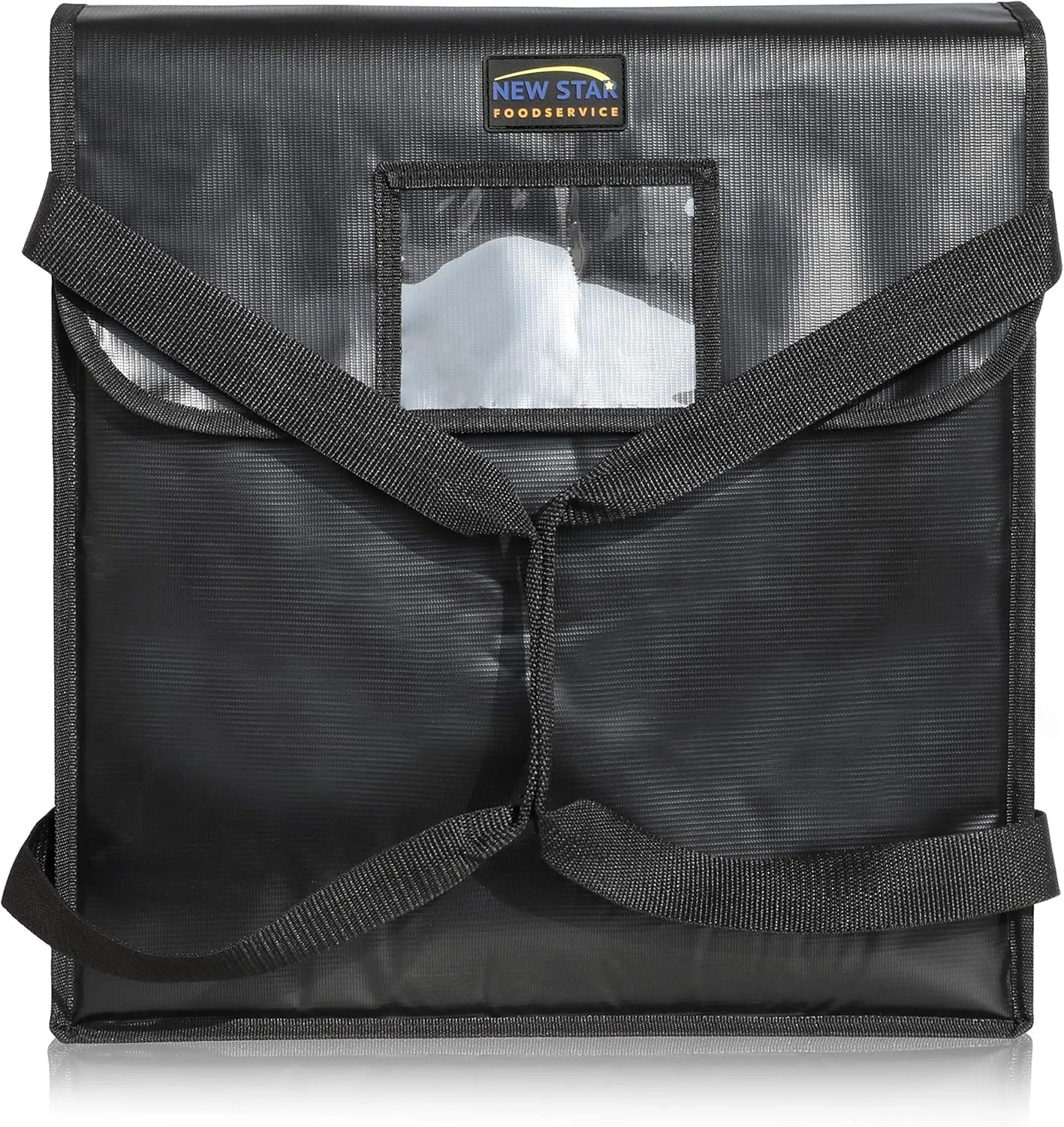 New Star Foodservice 51100 Insulated Pizza Delivery Bag, 18" by 18" by 5", Black