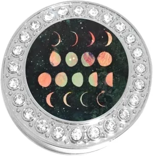 NewCharms Phases of The Moon Purse Hanger with Bling - Keeps Your Bag Off The Floor and Folds to Fit in Your Handbag