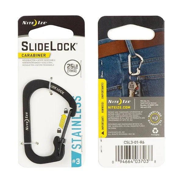 Nite Ize SlideLock Carabiner Stainless Steel #3