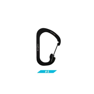 Nite Ize SlideLock Carabiner Stainless Steel #6 - Black
