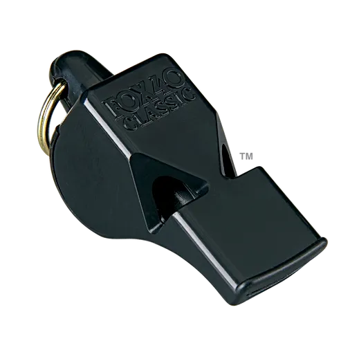 Orange FOX Whistle w/ Lanyard