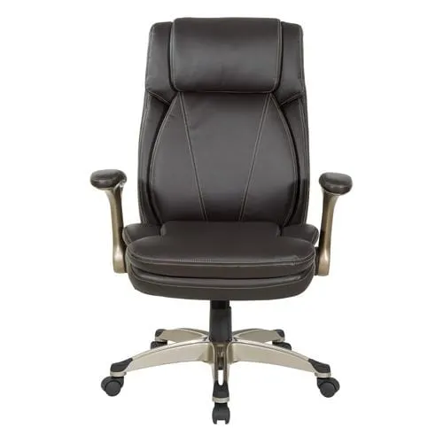 OSP Manager Leather Chair providing comfort while working at home or in your office - 418395
