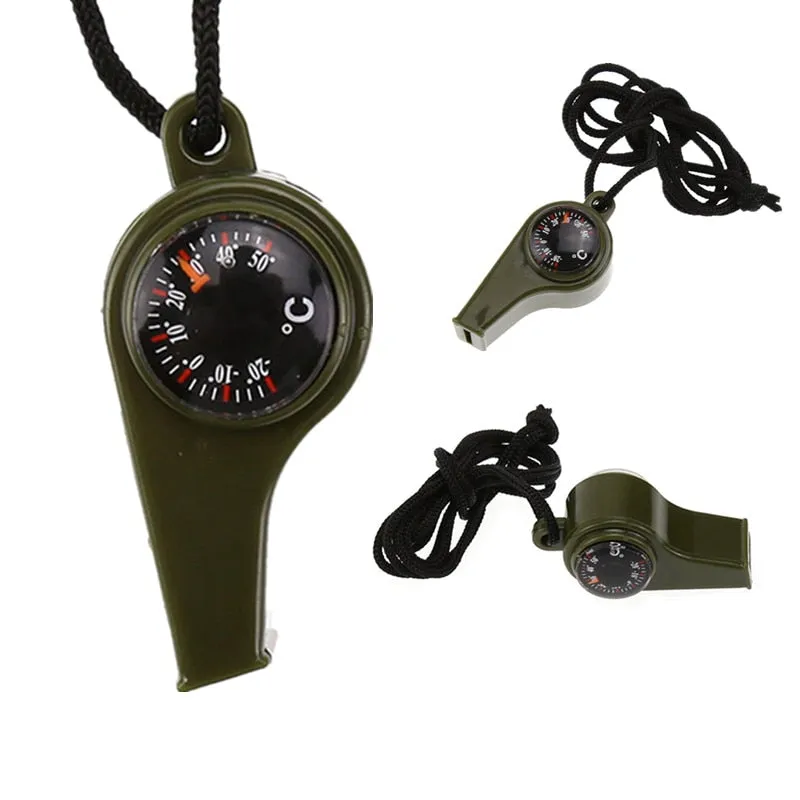 Outdoor Whistle with Compass
