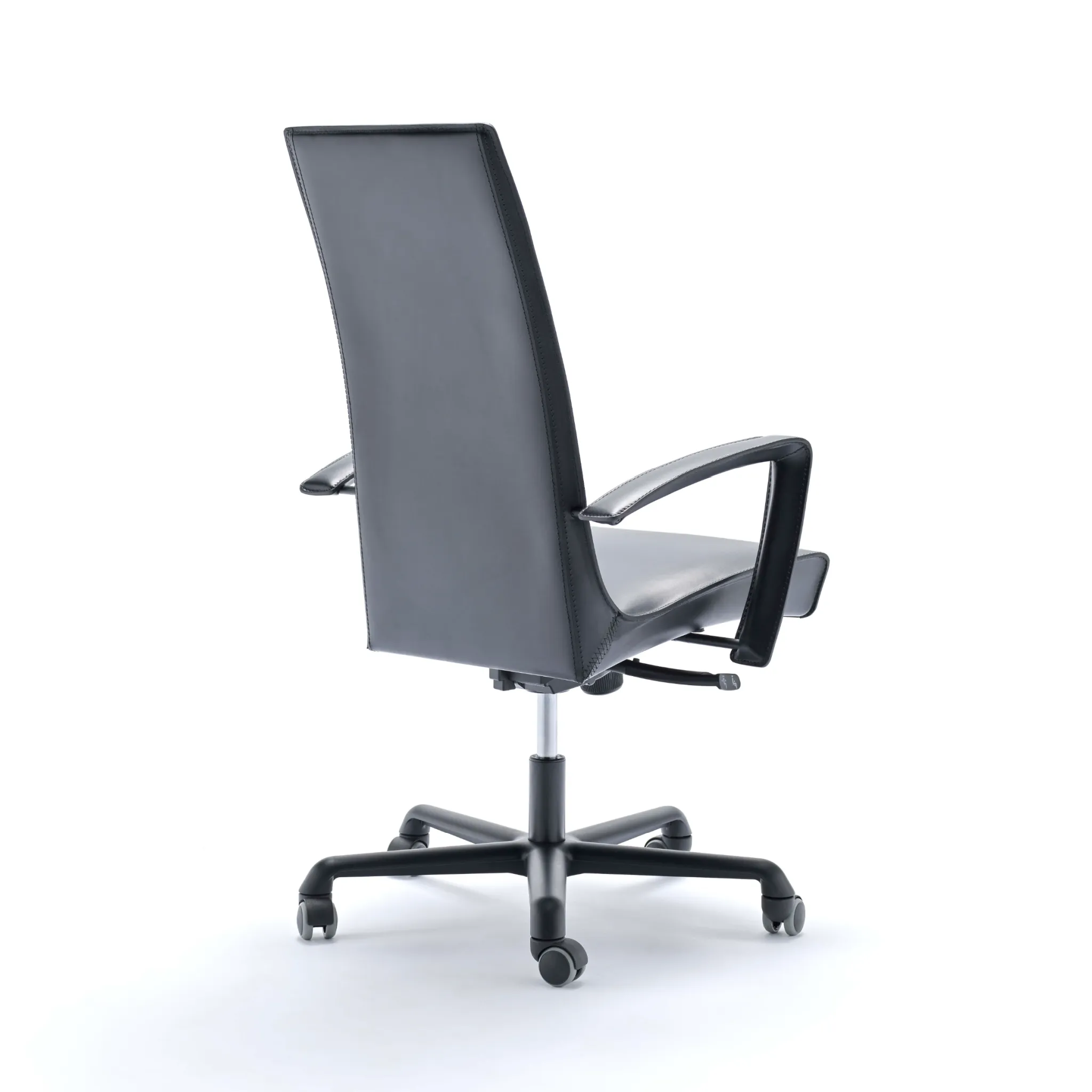 Padded Leather Swivel Office Chair | Fasem Tresor