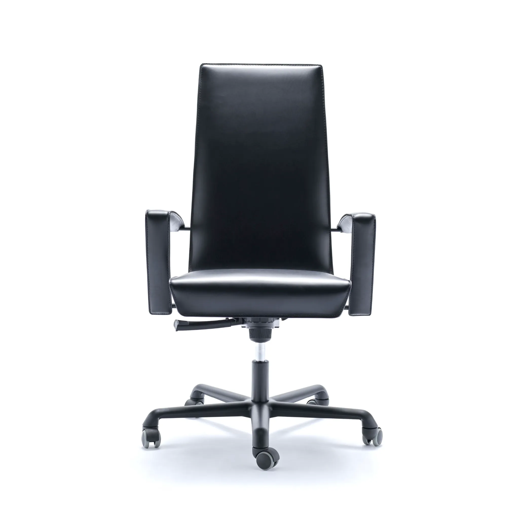 Padded Leather Swivel Office Chair | Fasem Tresor