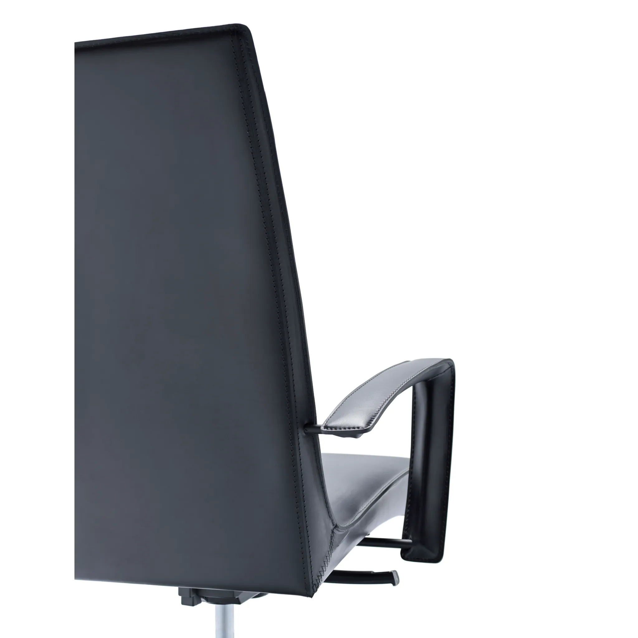Padded Leather Swivel Office Chair | Fasem Tresor