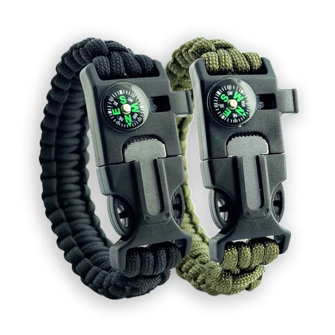 Paracord Survival Fire Bracelet
