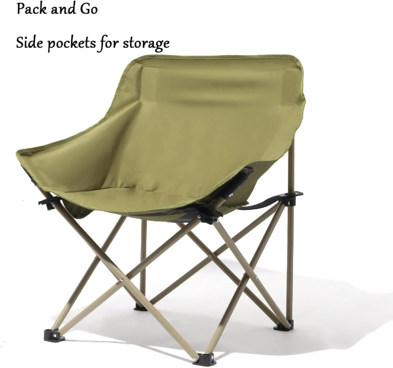Portable Camp Chairs for Adults, Sturdy and Durable Camp Chairwith Carry Bag, Lightweight Camping Chairs for Beach Garden, Terrace (Color : Pink)