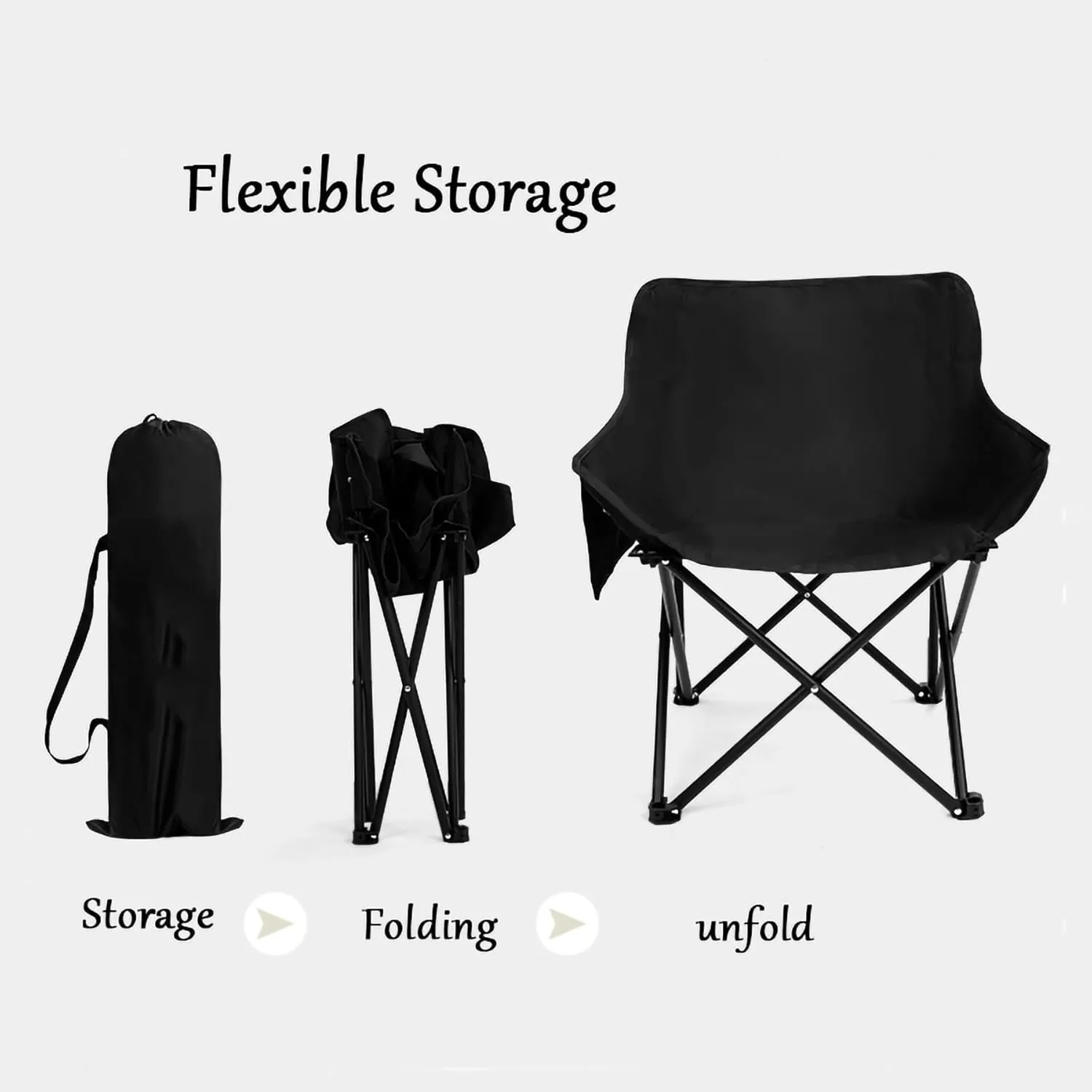Portable Camp Chairs for Adults, Sturdy and Durable Camp Chairwith Carry Bag, Lightweight Camping Chairs for Beach Garden, Terrace (Color : Pink)