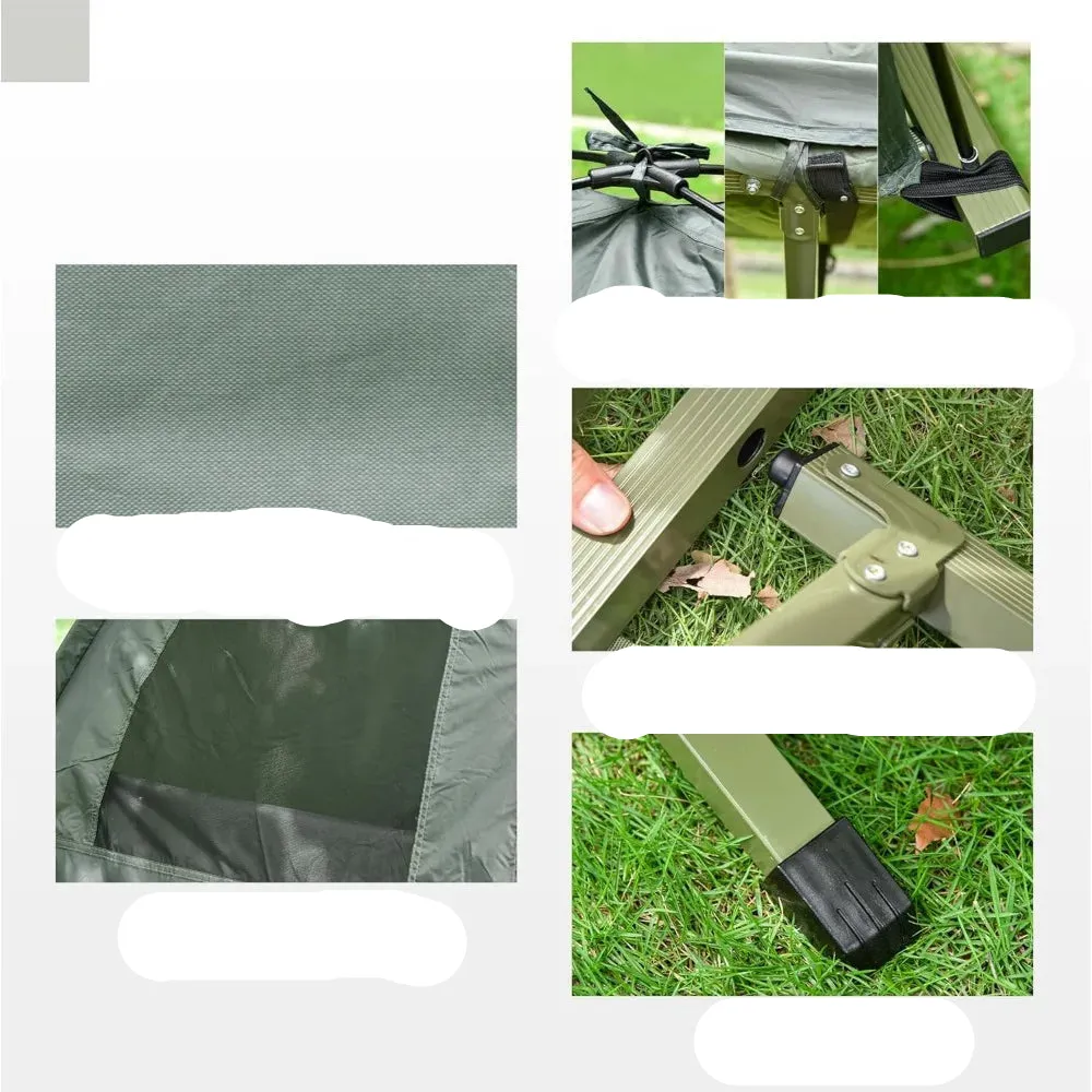 Portable Camping Cot with Sleeping Bag