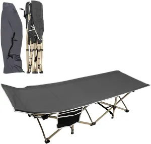 Portable Folding Camping Cot for Adults - Compact Sleeping Cot for Camping, Hunting, and Travel - Comfortable Tent Cot Design