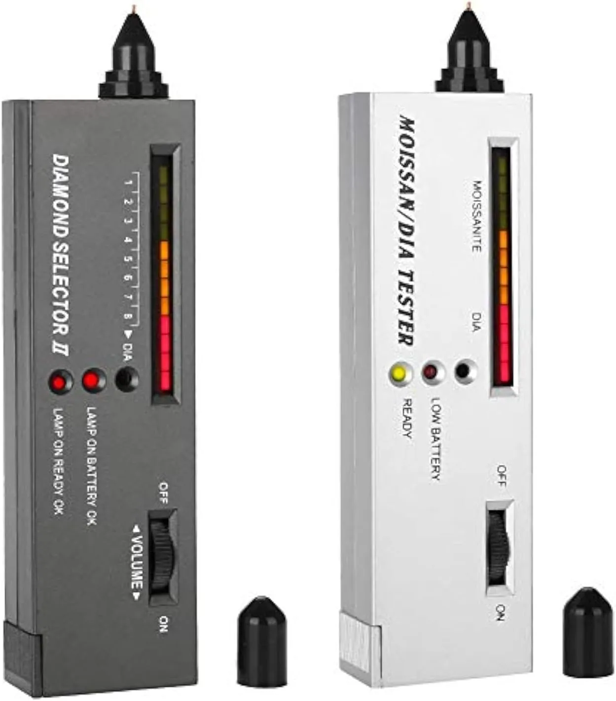 Professional Jeweler Selector Portable LED Audio Selector II with Moissanite Tester, 2 Manuals, 2 Trays