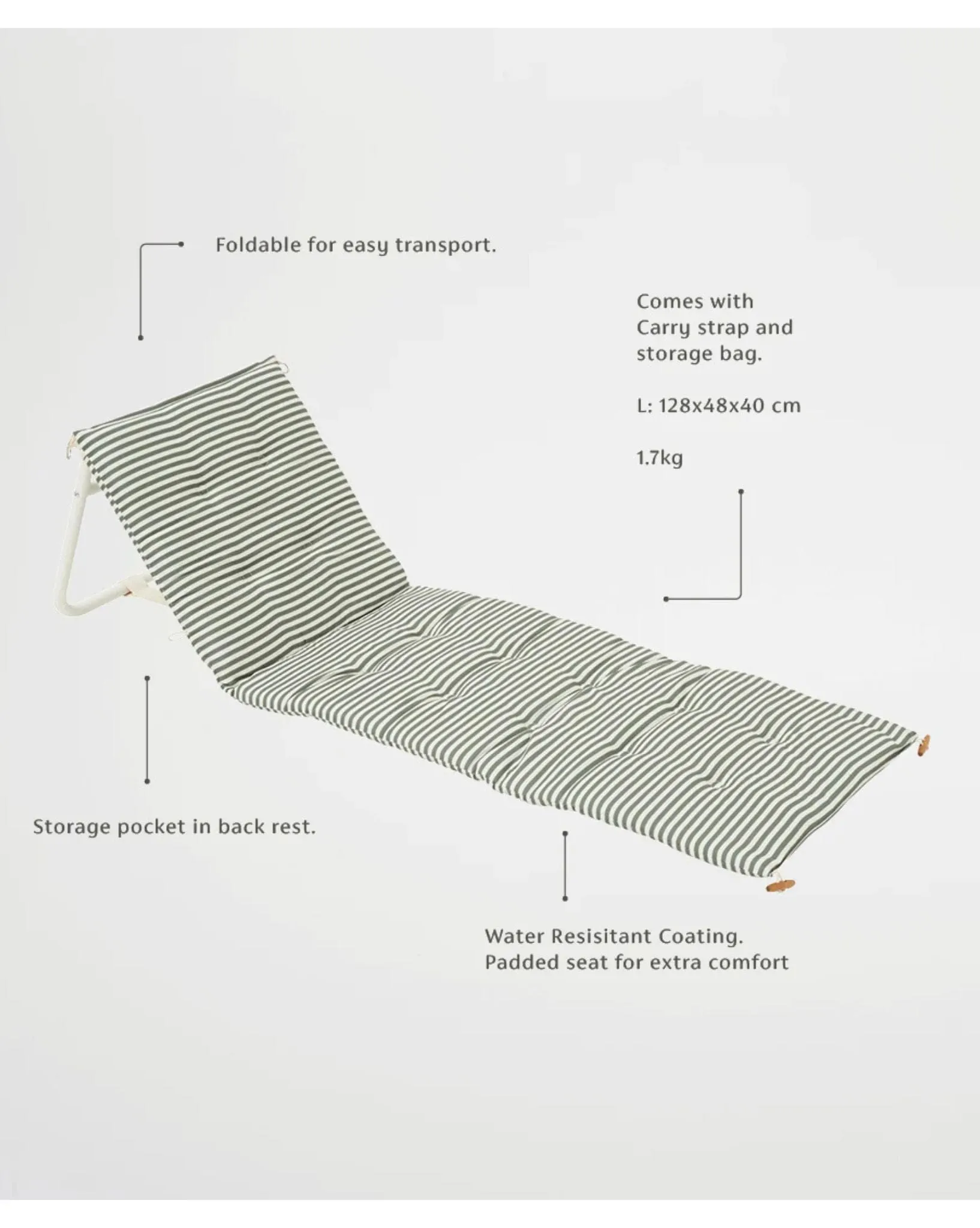 Reclining Beach Chair