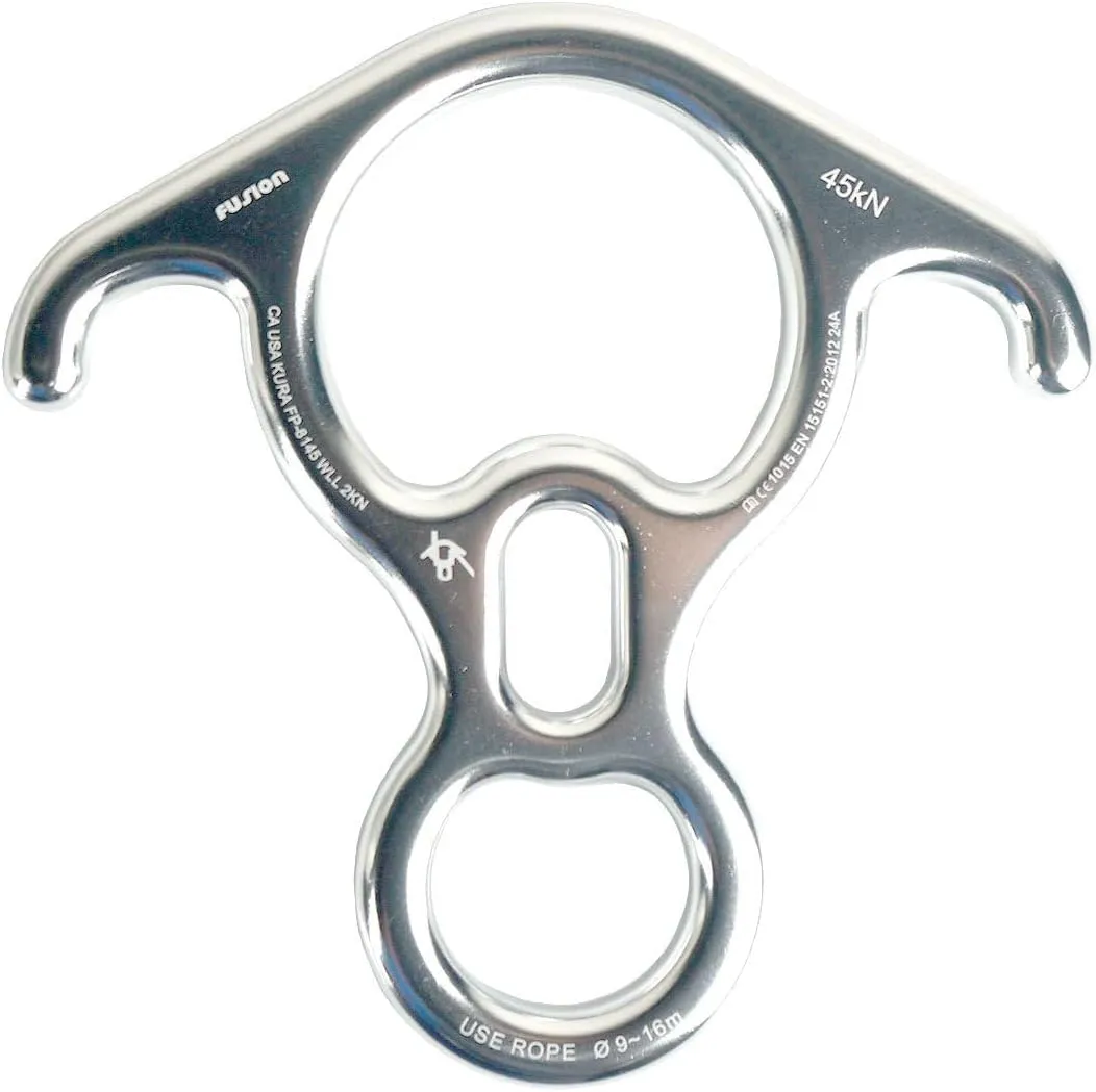 Rescue Descender, Kura Steel, Silver